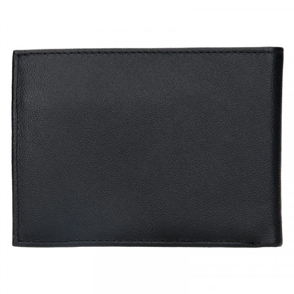 Pánská kožená peněženka Tommy Hilfiger Levron - černá