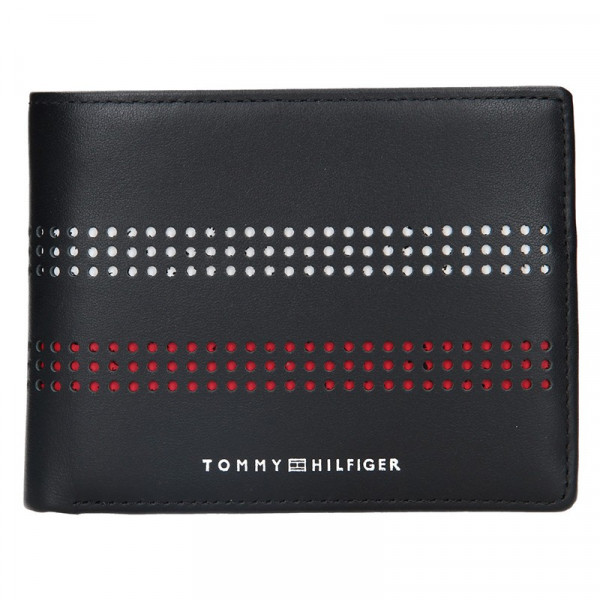 Pánská kožená peněženka Tommy Hilfiger Miami - černá