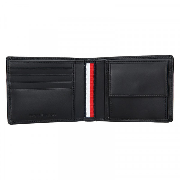Pánská kožená peněženka Tommy Hilfiger Miami - černá