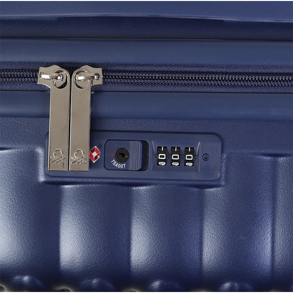 Kabinový cestovní kufr United Colors of Benetton Rider S - modrá