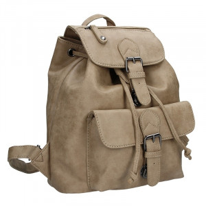 Moderní dámský batoh Enrico Benetti 66194 - světle hnědá