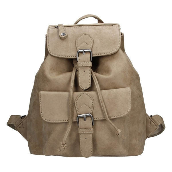 Moderní dámský batoh Enrico Benetti 66194 - světle hnědá