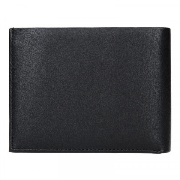 Pánská kožená slim peněženka Calvin Klein Triss - černá