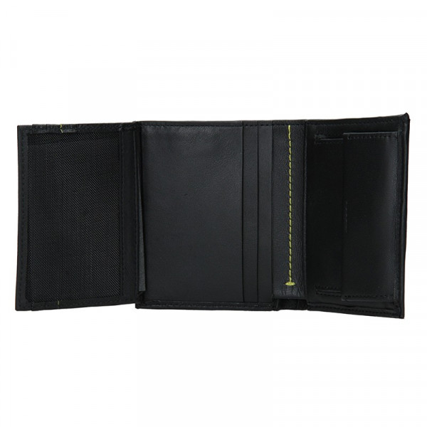 Pánská kožená peněženka Calvin Klein Hopper - černá
