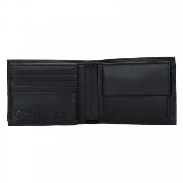 Pánská kožená peněženka Calvin Klein Sven - černá