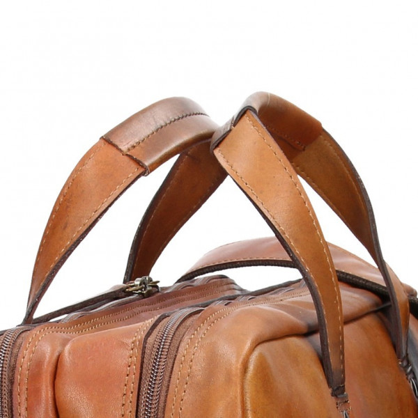 Luxusní pánská kožená taška Daag ALIVE 18 - hnědá