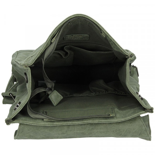 Moderní dámský batoh Enrico Benetti Vilma - tmavě zelená