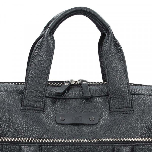 Luxusní pánská kožená taška Daag Roma - černá