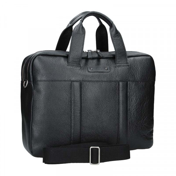 Luxusní pánská kožená taška Daag Proven - černá