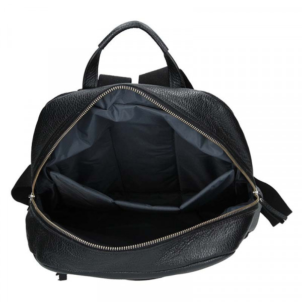 Pánský kožený batoh Daag Boston - černá
