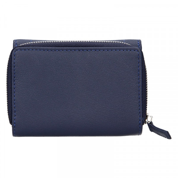 Dámská kožená peněženka Lagen Malva - modrá