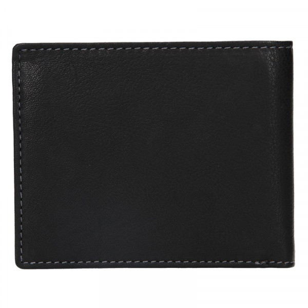 Pánská kožená slim peněženka Lagen Olha - černá