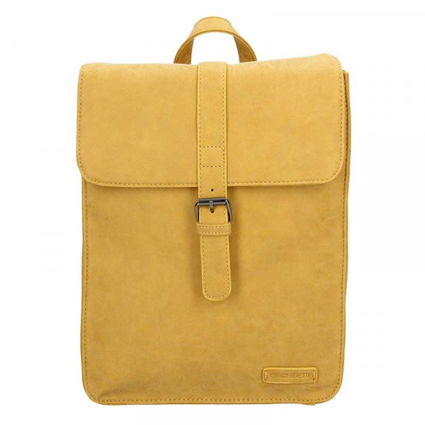 Moderní dámský batoh Enrico Benetti Silva - žlutá