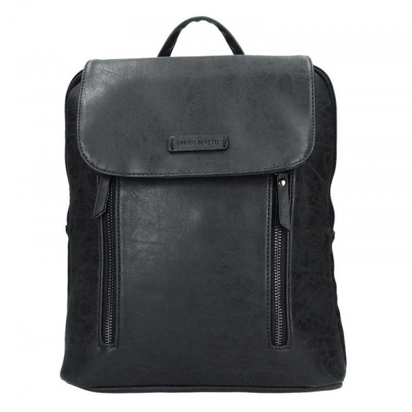 Moderní dámský batoh Enrico Benetti Tinna - černá
