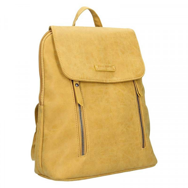 Moderní dámský batoh Enrico Benetti Tinna - žlutá