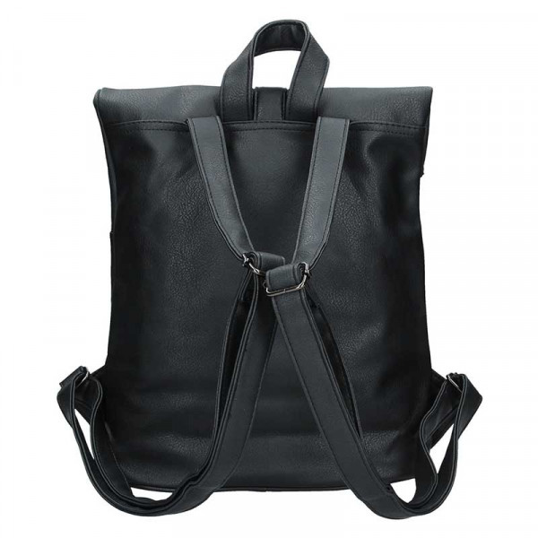 Moderní dámský batoh Enrico Benetti Gretta - černá