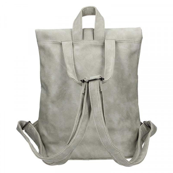 Moderní dámský batoh Enrico Benetti Gretta - světle šedá