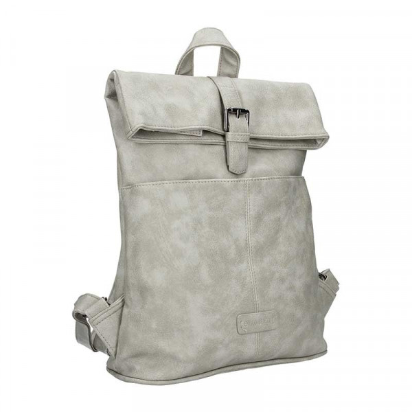 Moderní dámský batoh Enrico Benetti Gretta - světle šedá