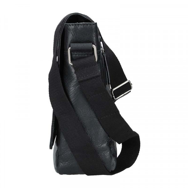 Pánská kožená taška přes rameno Lagen Brendon - černá