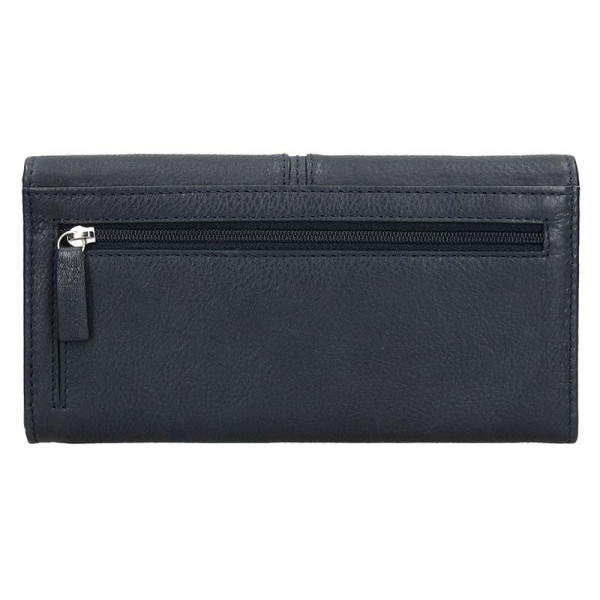 Dámská kožená peněženka Lagen Frela - tmavě modrá