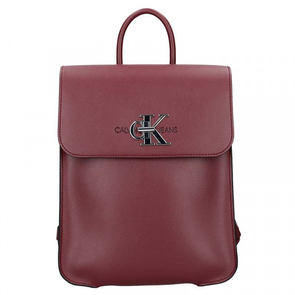 Dámský batoh Calvin Klein Lussy - vínová