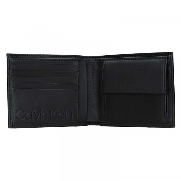 Pánská kožená peněženka Calvin Klein Lukes - černá