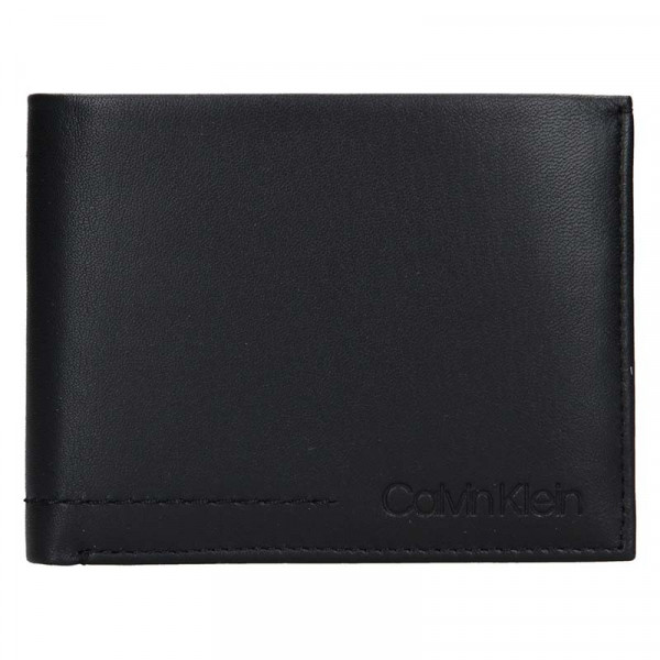 Pánská kožená peněženka Calvin Klein Tobin - černá