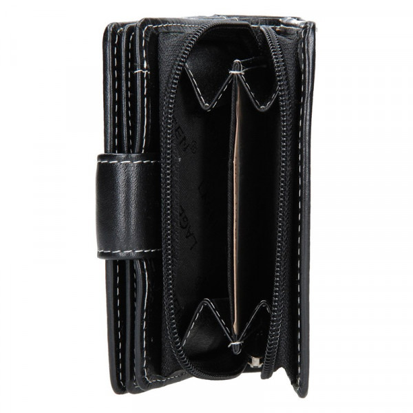 Dámská kožená peněženka Lagen Marcela - černá