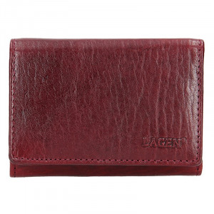 Dámská kožená peněženka Lagen Jalena - vínová