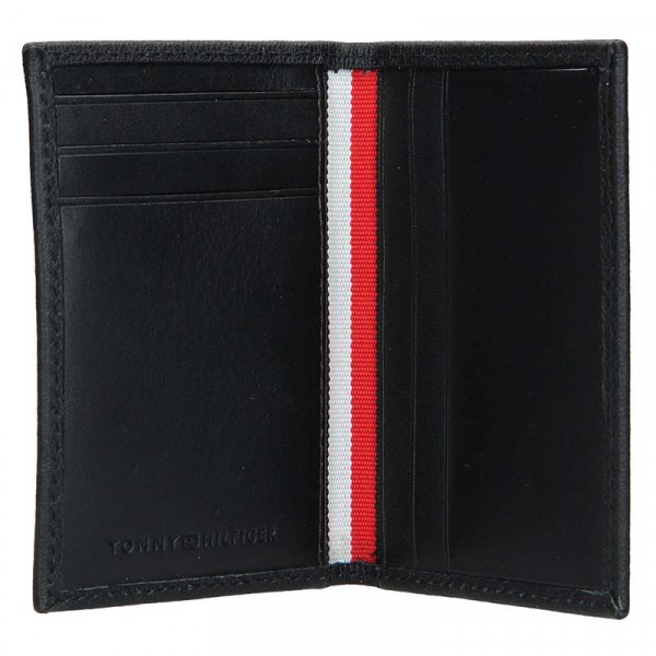 Malá pánská kožená peněženka Tommy Hilfiger Abel - černá