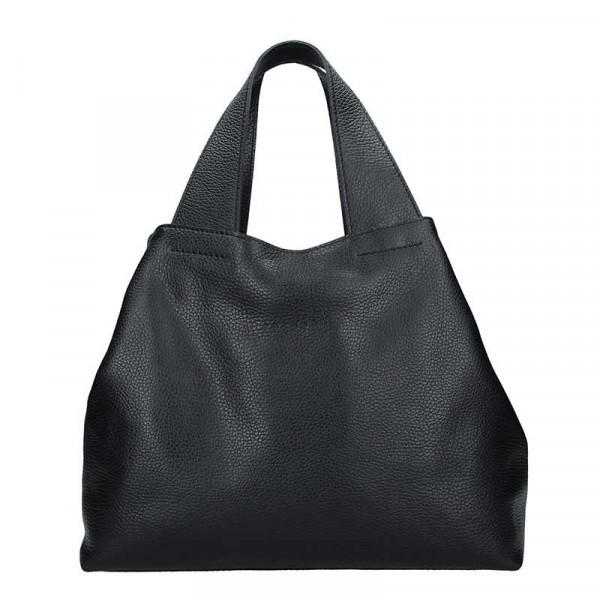 Dámská kožená kabelka Facebag Sofi - černá