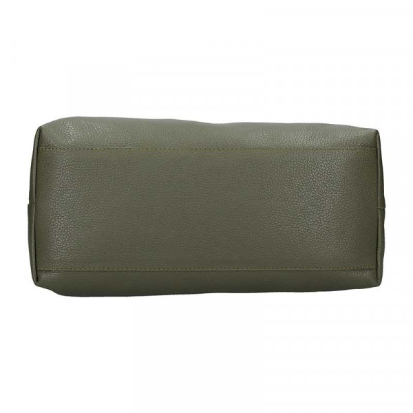 Dámská kožená kabelka Facebag Sofi - olivová