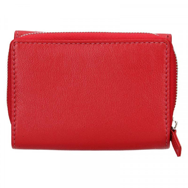 Dámská kožená peněženka Lagen Aiga - červená