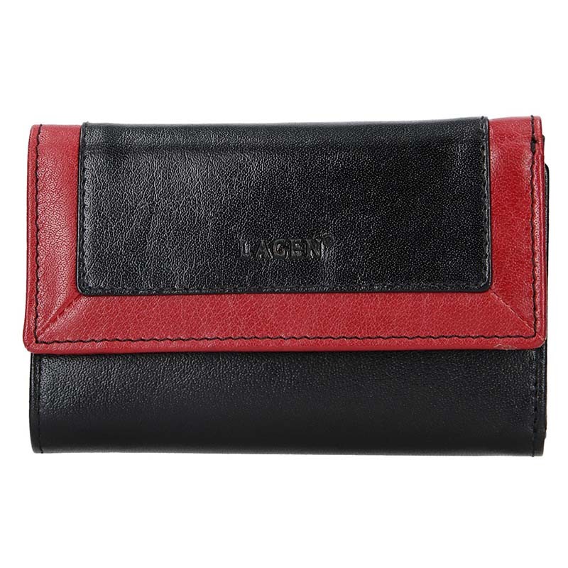 Dámská kožená peněženka Lagen Gina - černá