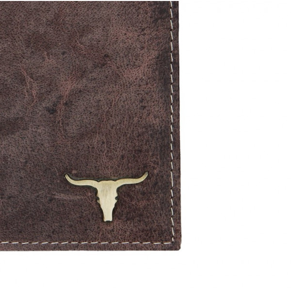 Pánská kožená peněženka Wild Buffalo Tom - hnědá