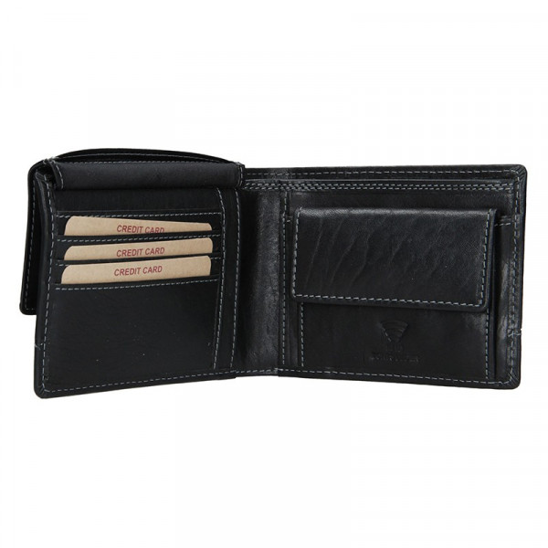 Pánská kožená peněženka Lagen Lorenc - černá