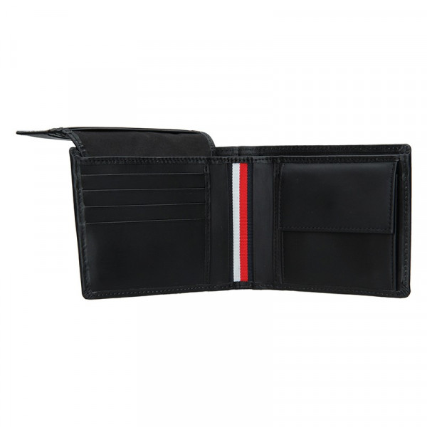 Pánská kožená peněženka Tommy Hilfiger Elias - černá