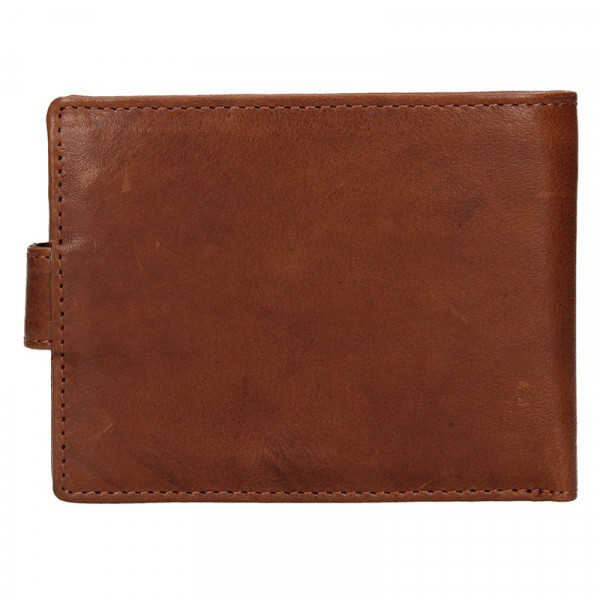 Pánská kožená peněženka SendiDesign Robert - koňak