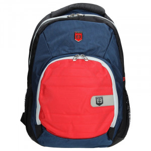Moderní batoh Enrico Benetti 47071 - modro-červená