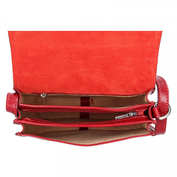 Dámská crosbody kabelka Delami Leona - červená