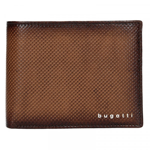 Pánská kožená peněženka Bugatti Quido - hnědá