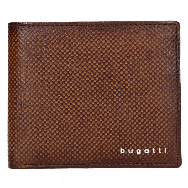 Pánská kožená peněženka Bugatti Unbert - hnědá