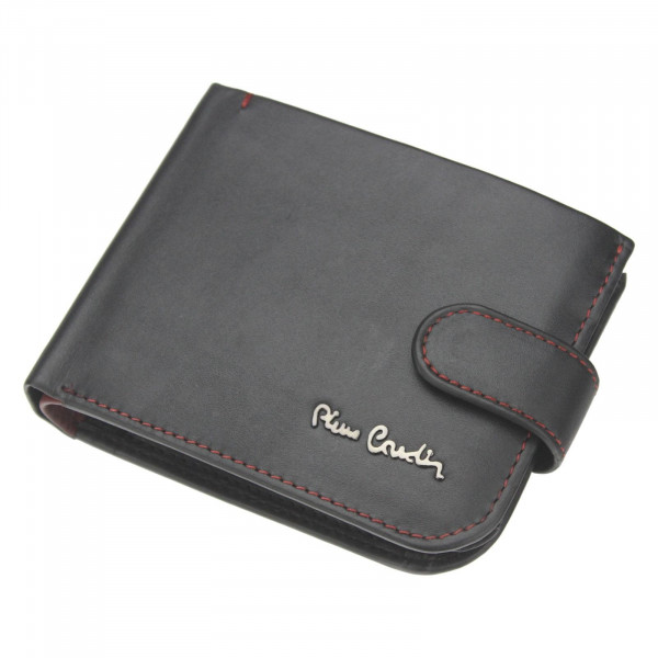 Pánská kožená peněženka Pierre Cardin Maren - černo-červená
