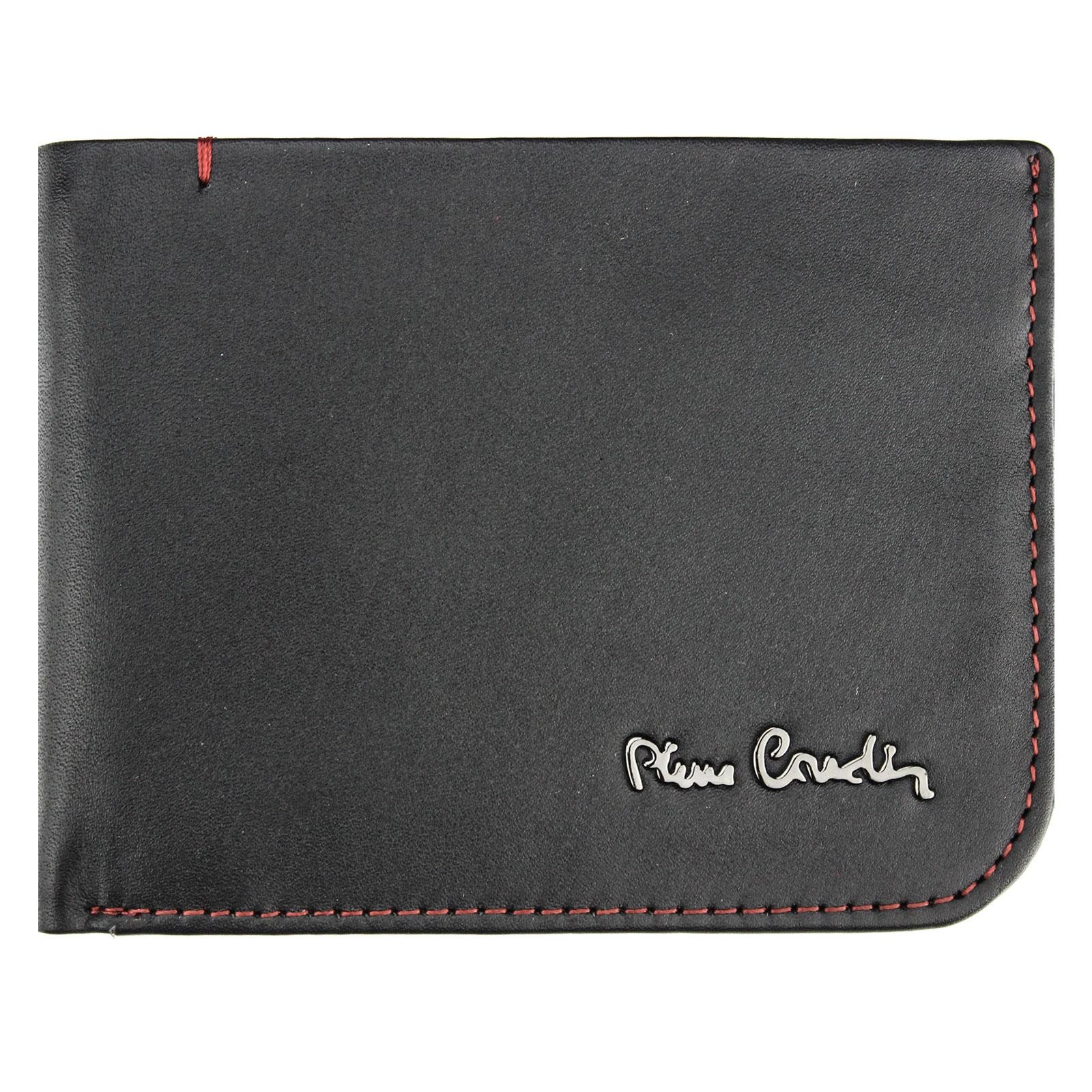 Pánská kožená peněženka Pierre Cardin Hauk - černo-červená