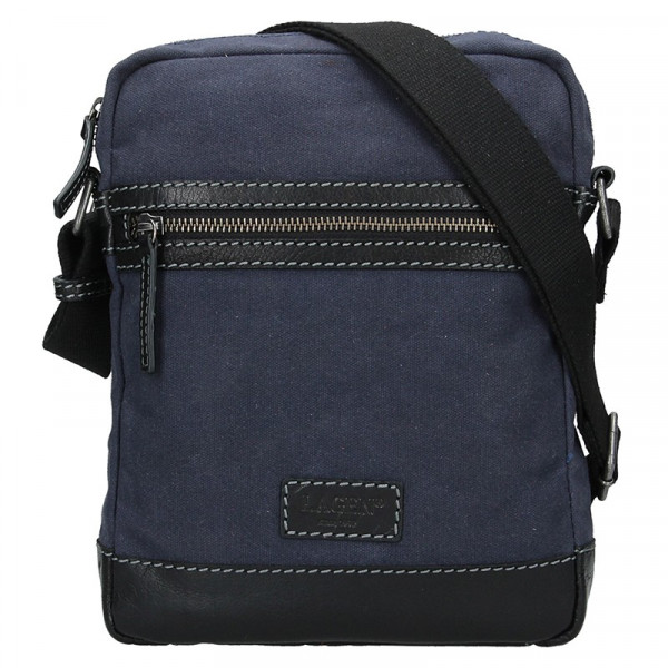 Pánská taška přes rameno Lagen Bill - modro-černá