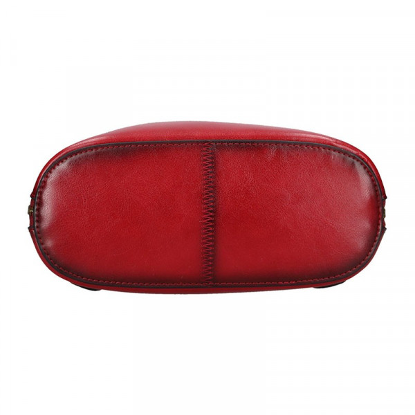 Dámský kožený batoh Katana Alens - červená