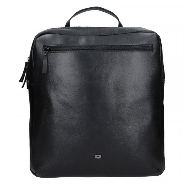 Pánský kožený batoh Daag Sanco - černá