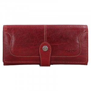 Dámská kožená peněženka Lagen Berta - červená