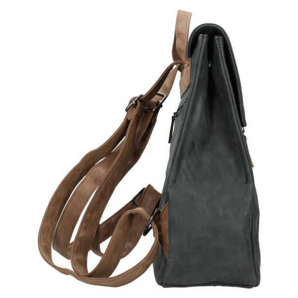 Moderní dámský batoh Beagles Nicol - černá