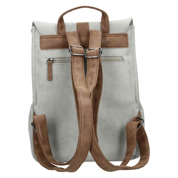Moderní dámský batoh Beagles Nicol - šedá